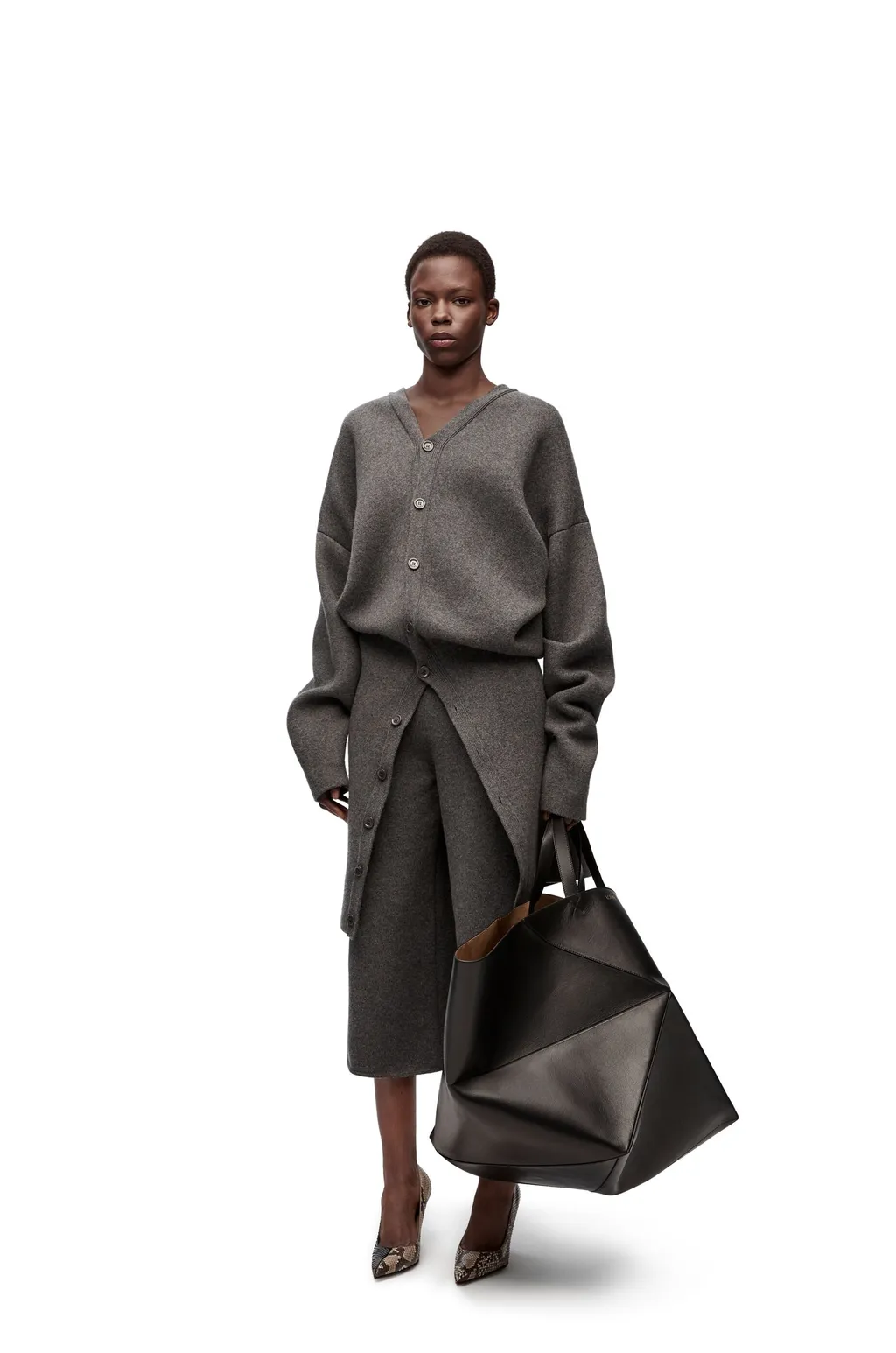 Cropped Trousers In Cashmere