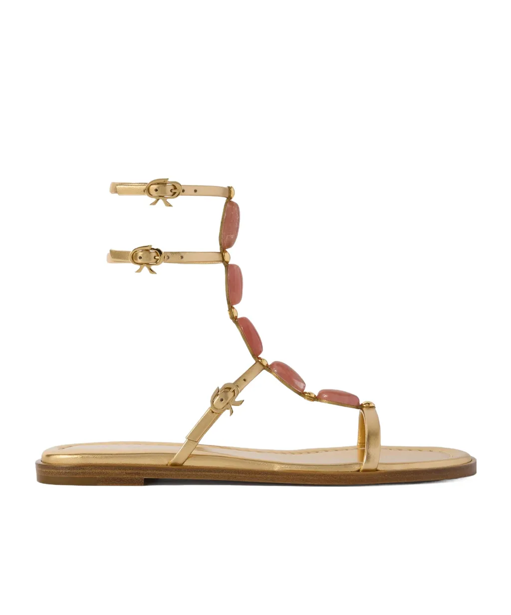 Round-Headed Flat Sandals