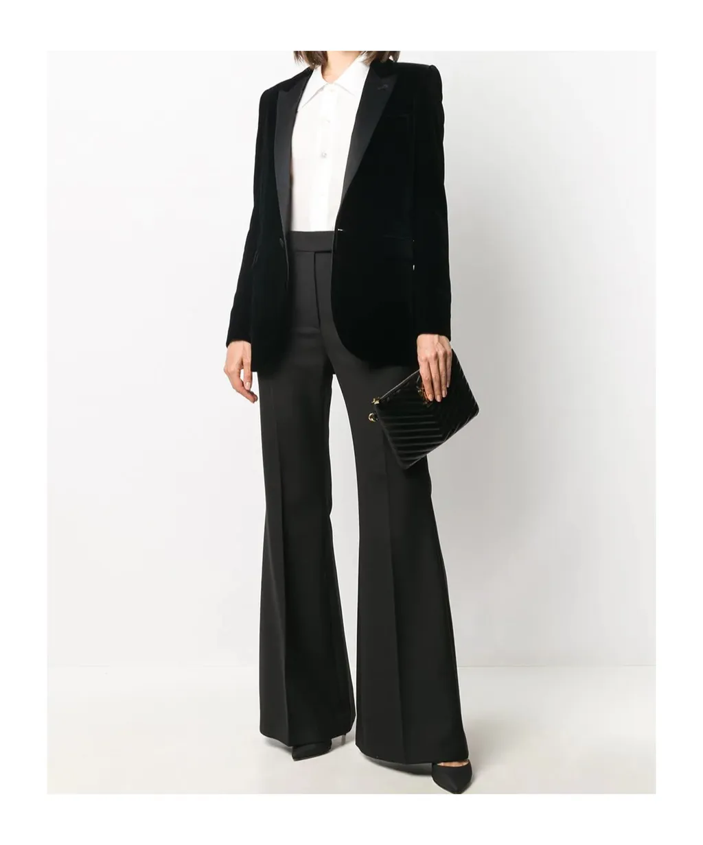 Saint Laurent Single-Breasted Tailored Blazer