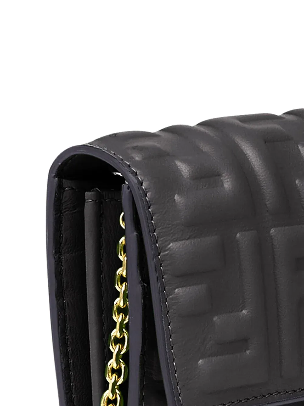 Fendi Ff Motif Baguette Continental Chain-Linked Wallet