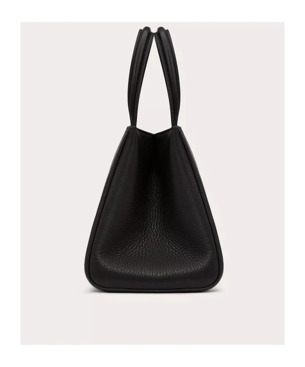 Valentino Alltime Logo Plaque Top Handle Bag