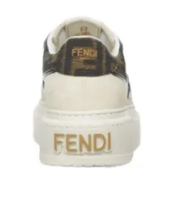 Fendi Panelled Low-Top Sneakers