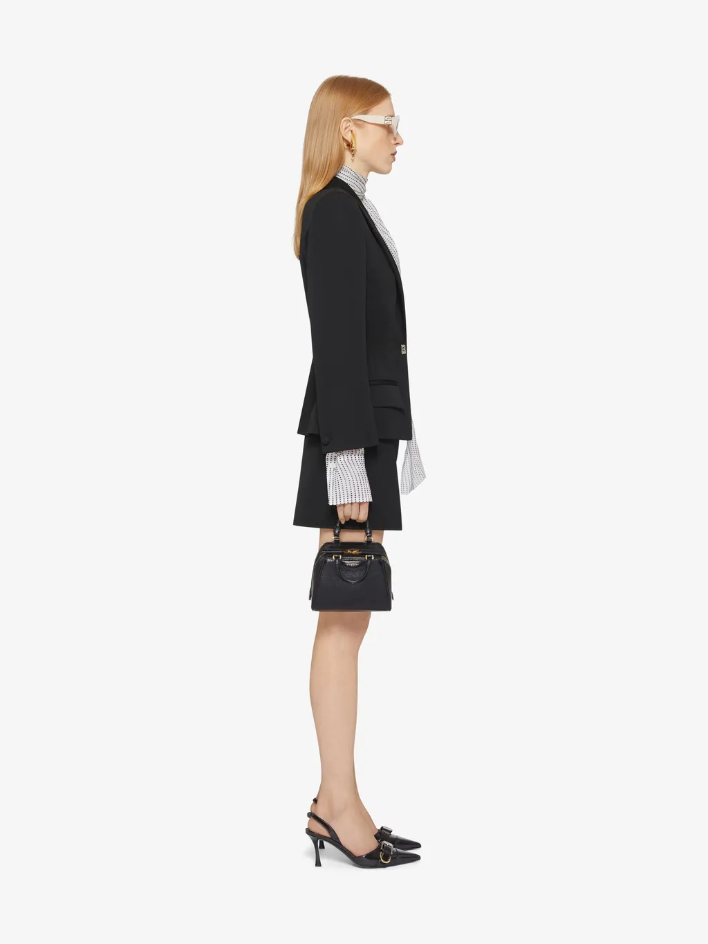 Givenchy Logo Plaque Mini Skirt