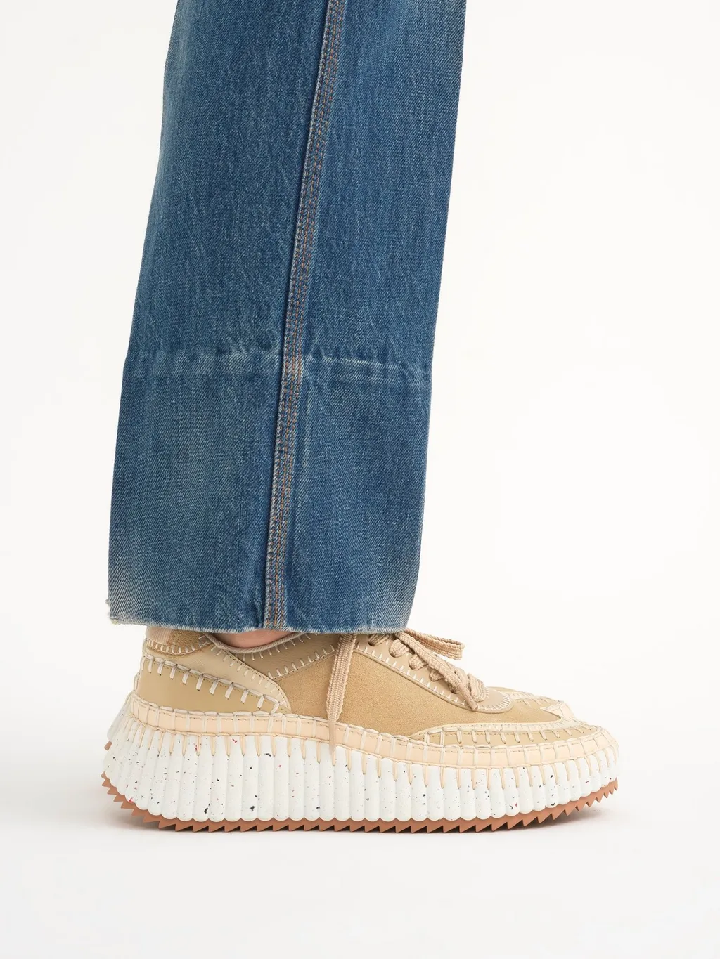 Chloé Nama Lace-Up Sneakers