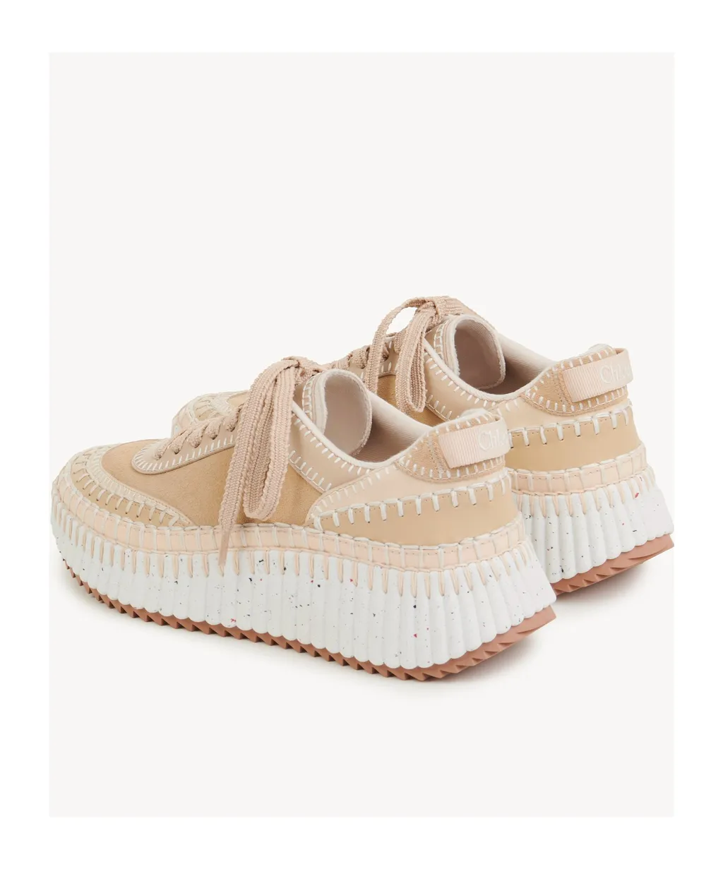 Chloé Nama Lace-Up Sneakers