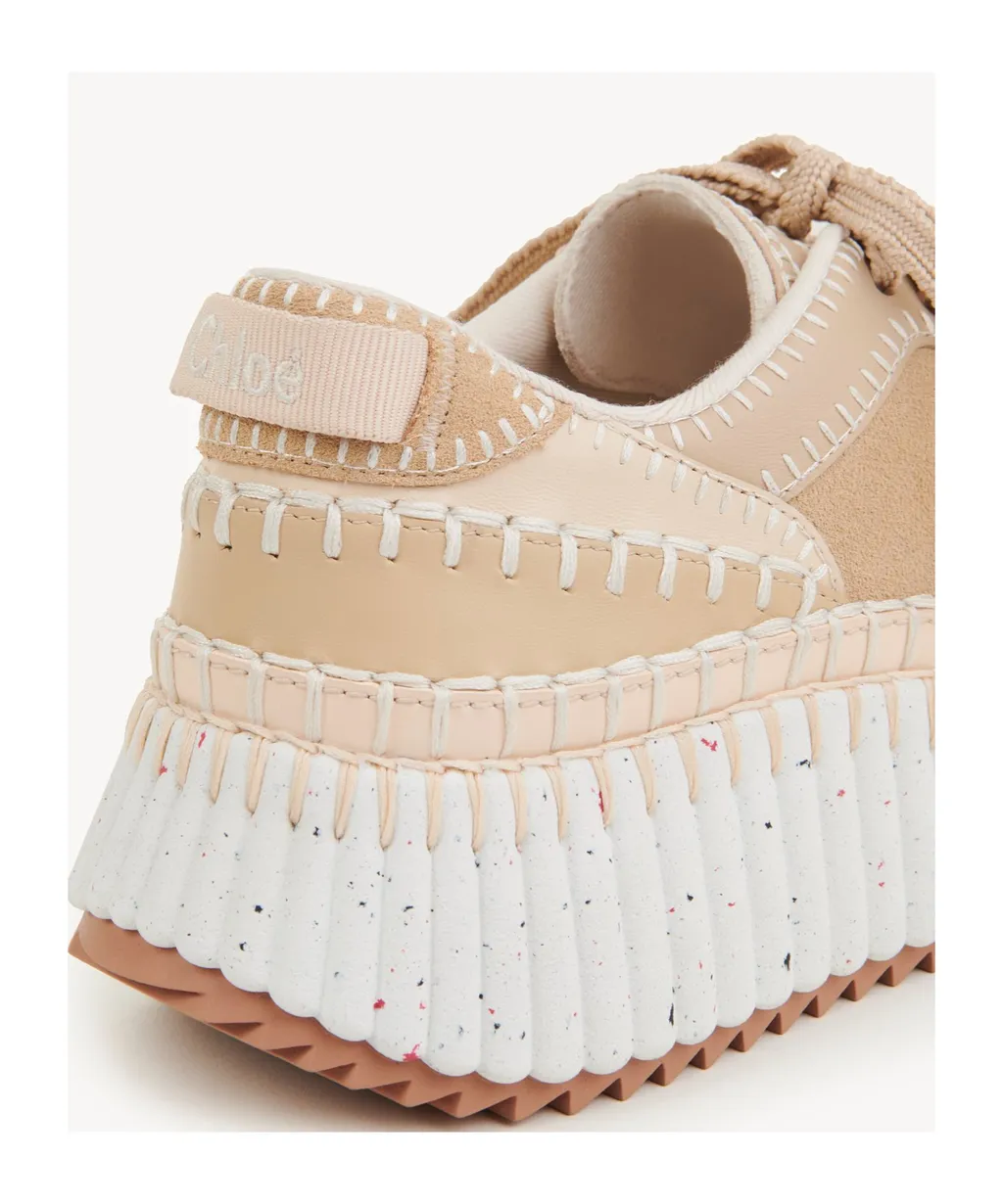 Chloé Nama Lace-Up Sneakers