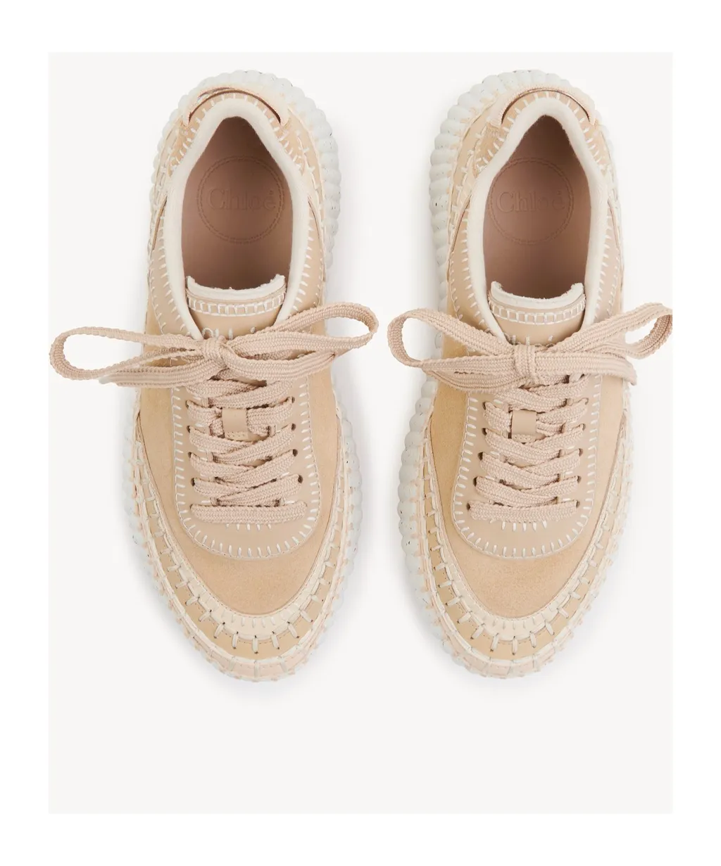 Chloé Nama Lace-Up Sneakers