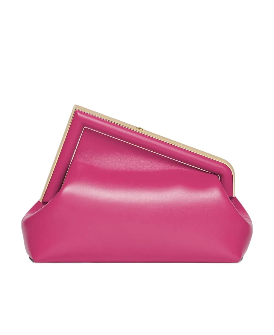 Fendi First Midi Oversized F Clasp Bound Tote Bag