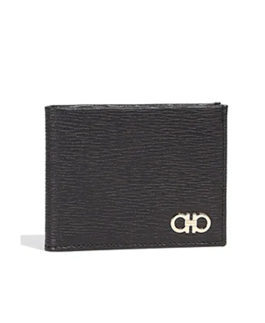 Salvatore Ferragamo Logo Plaque Bifold Wallet