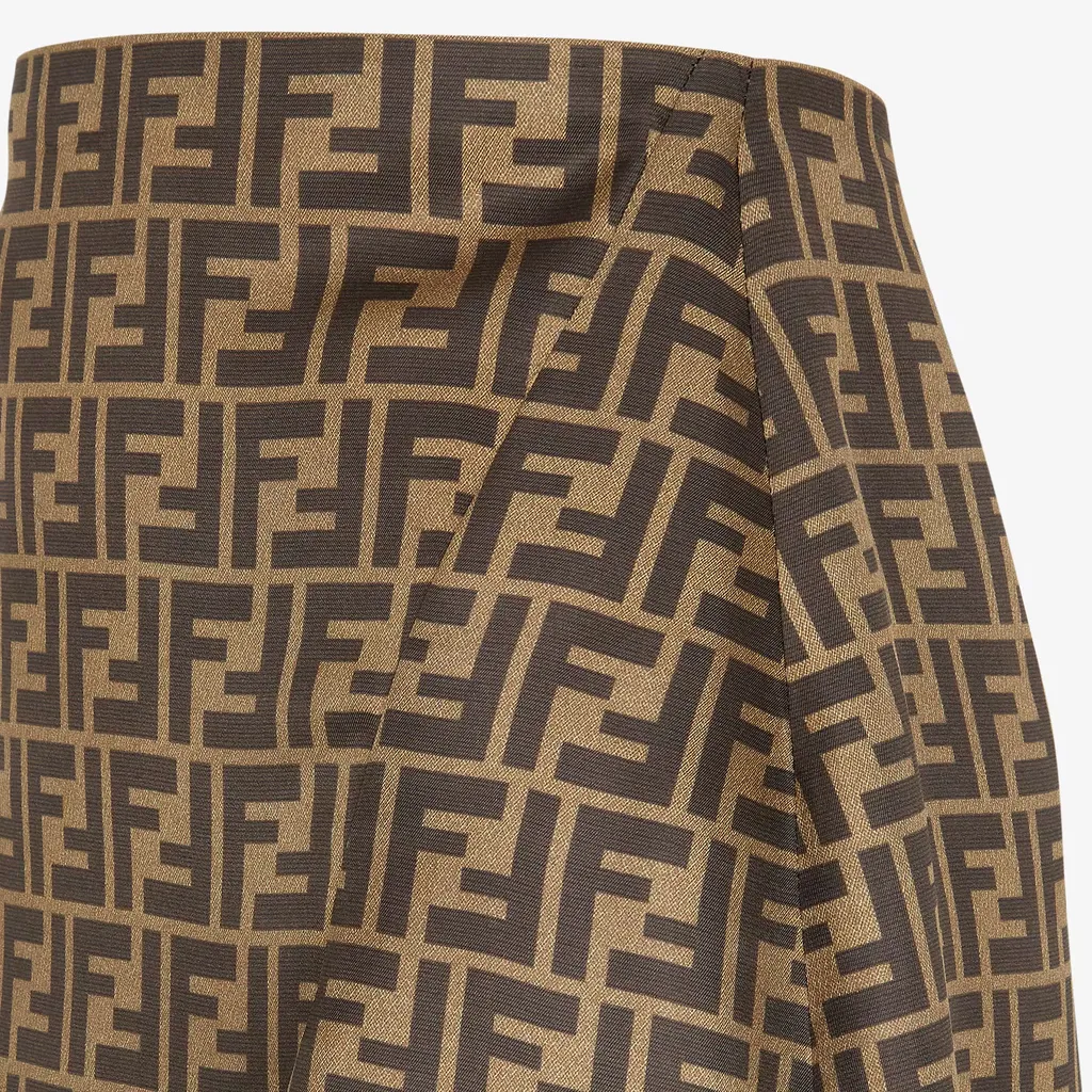 Fendi Ff Motif Midi Skirt