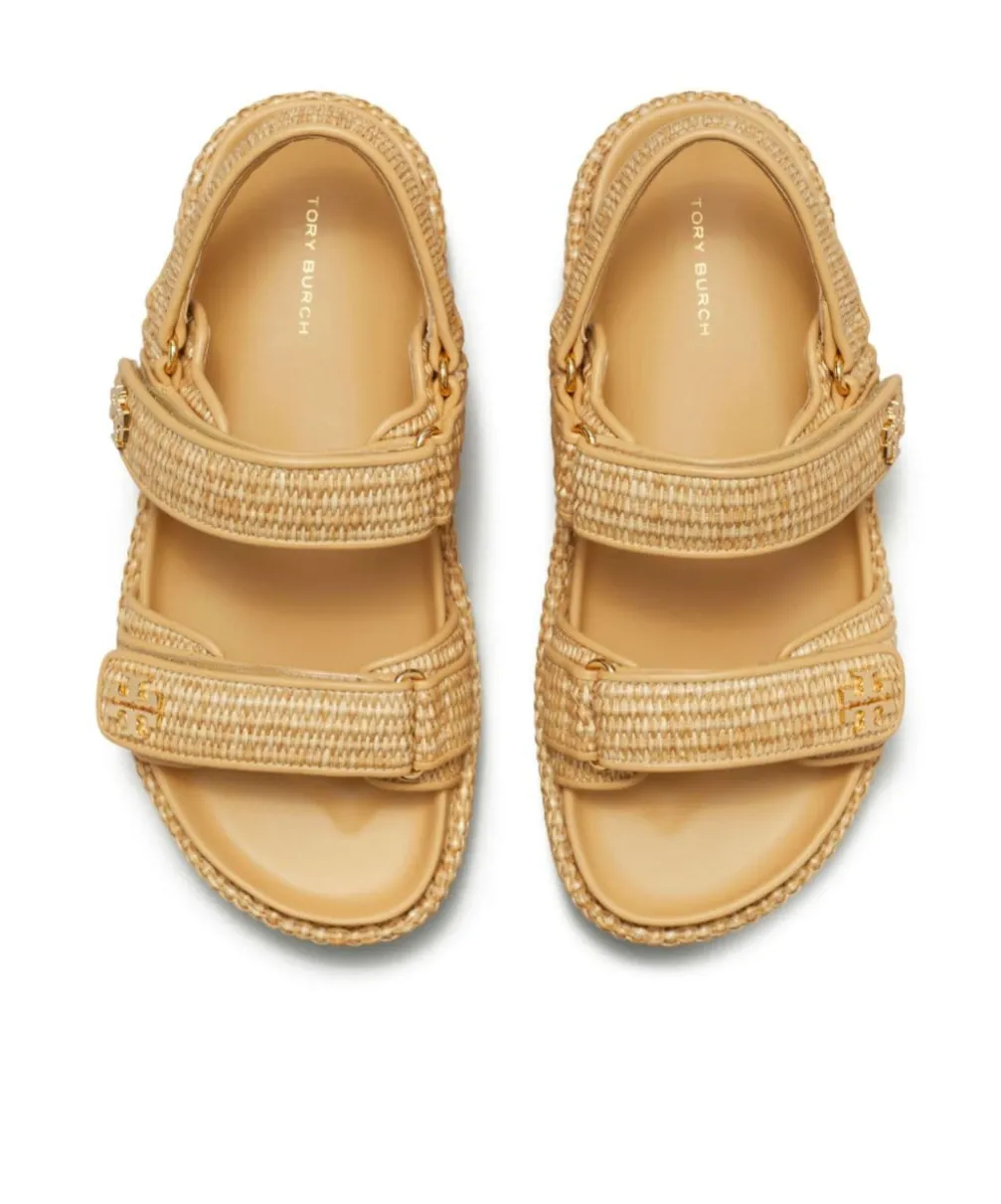 Tory Burch Kira Woven Dual-Band Sport Sandals