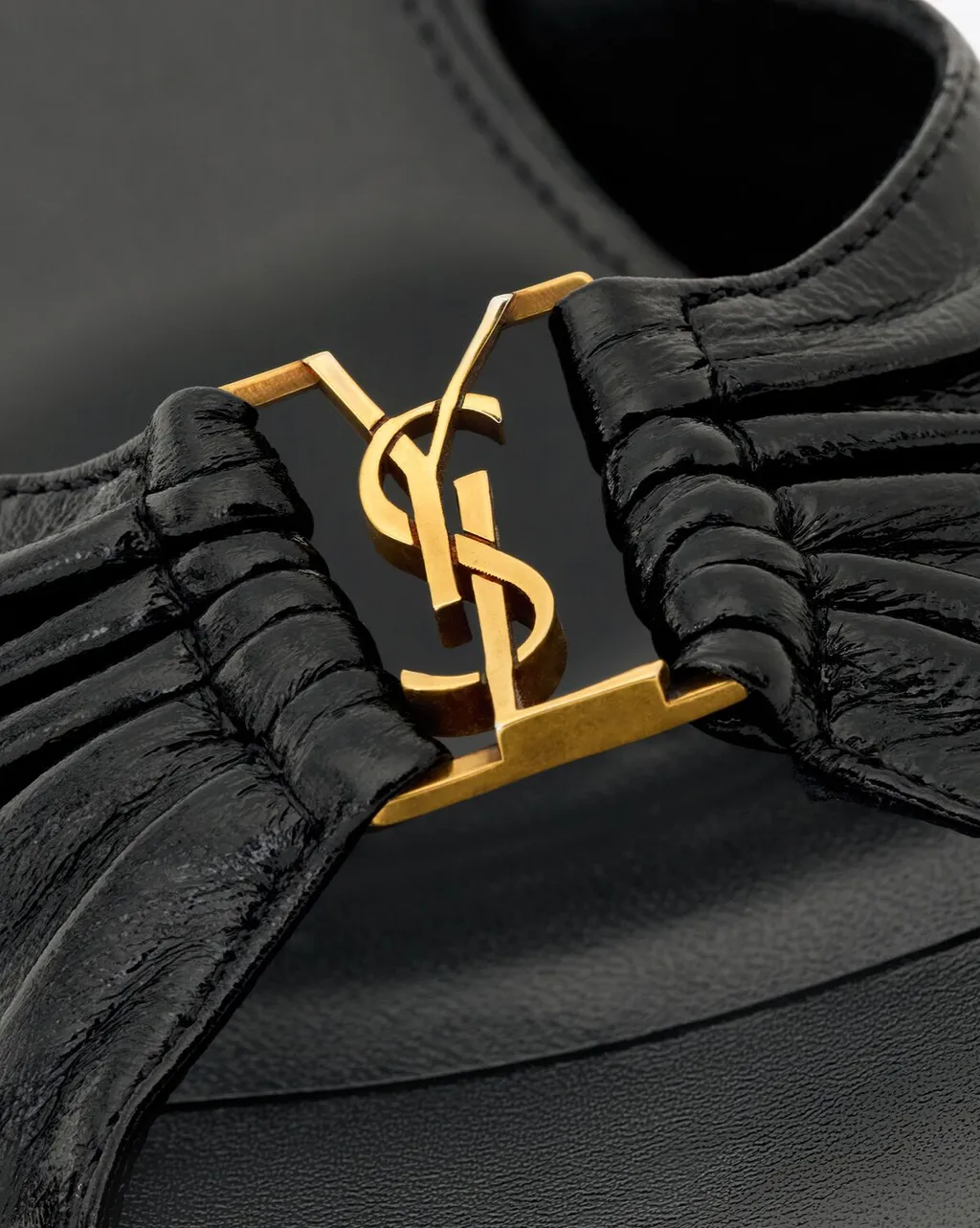 Saint Laurent Babylone Open Toe Mules