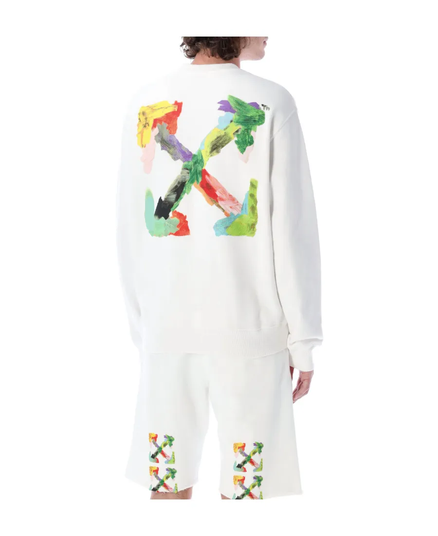 Off-White Logo Printed Crewneck Sweatshirt