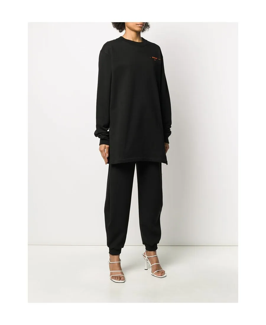 Coral-Embroidered Oversized Jumper