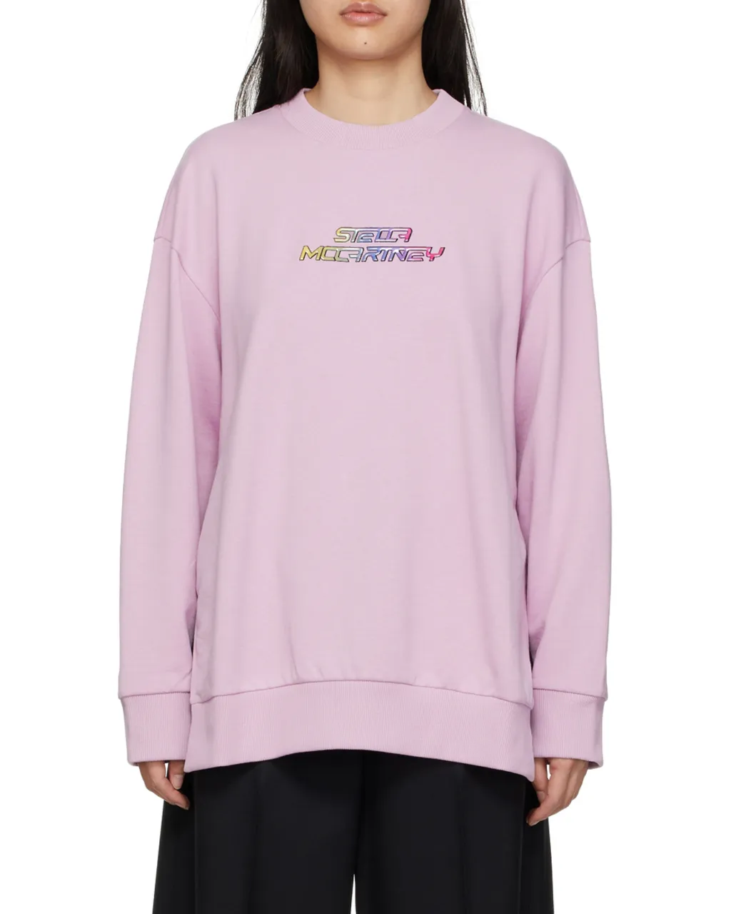 Stella Mccartney Logo Printed Crewneck Sweatshirt