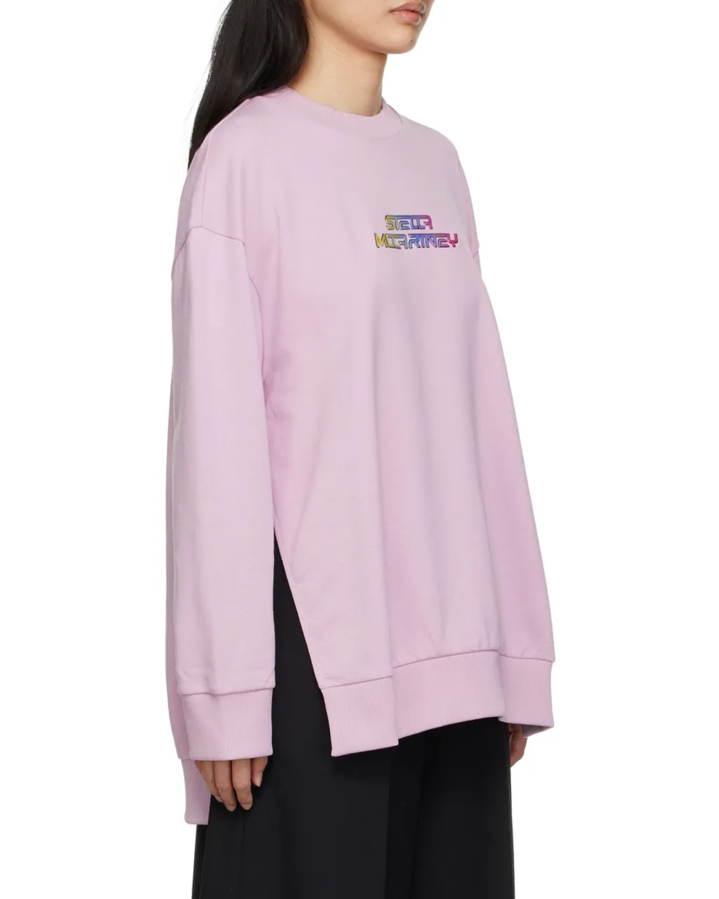 Stella Mccartney Logo Printed Crewneck Sweatshirt