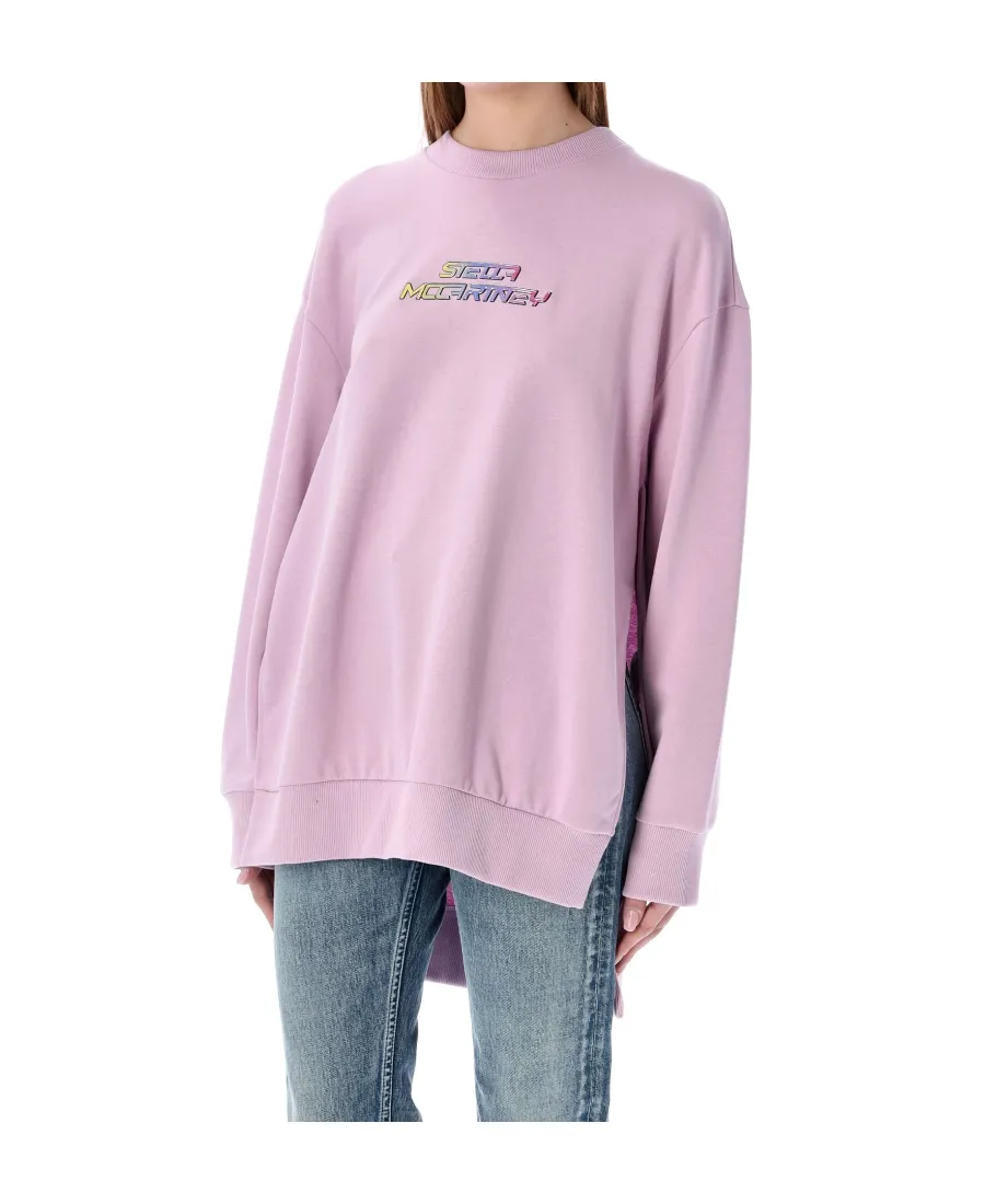 Stella Mccartney Logo Printed Crewneck Sweatshirt