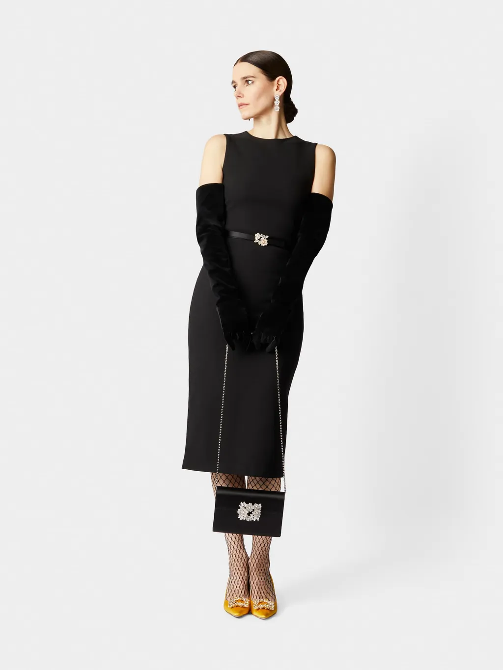Roger Vivier Bouquet Buckle Mini Clutch Bag