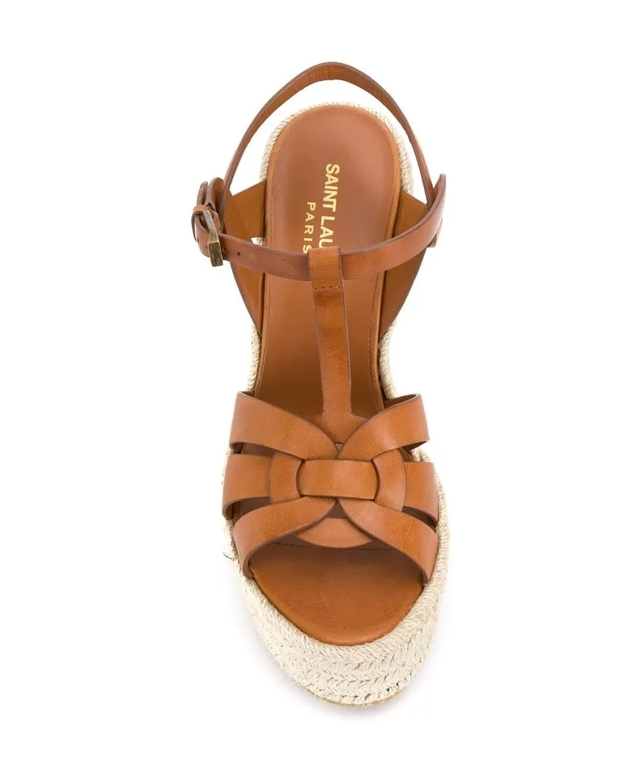 Saint Laurent Tribute Wedge Espadrilles