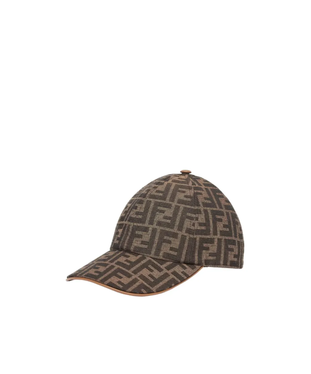 Fendi Ff Jacquard Baseball Cap