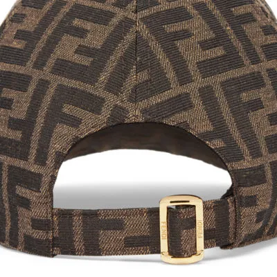 Fendi Ff Jacquard Baseball Cap