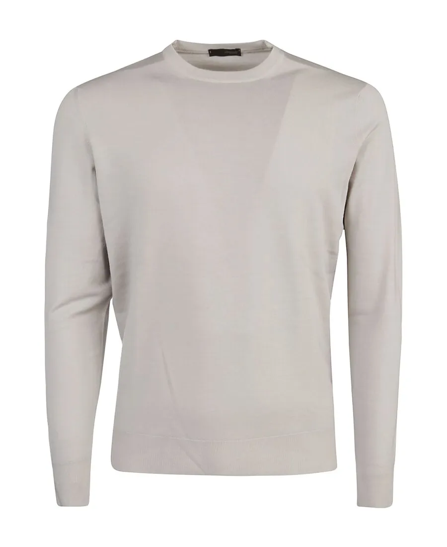 Drumohr Long Sleeved Crewneck Knitted Jumper