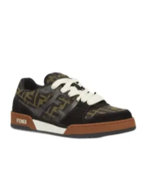 Fendi Match Ff Jacquard Low-Top Sneakers