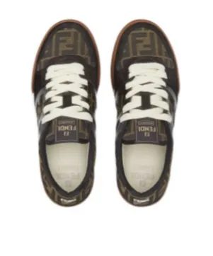 Fendi Match Ff Jacquard Low-Top Sneakers