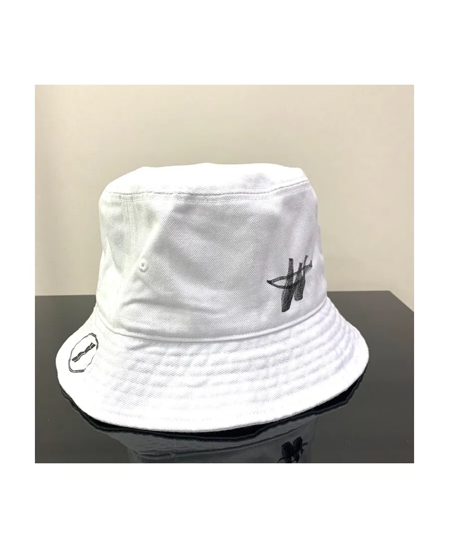 We11Done Logo Print Bucket Hat