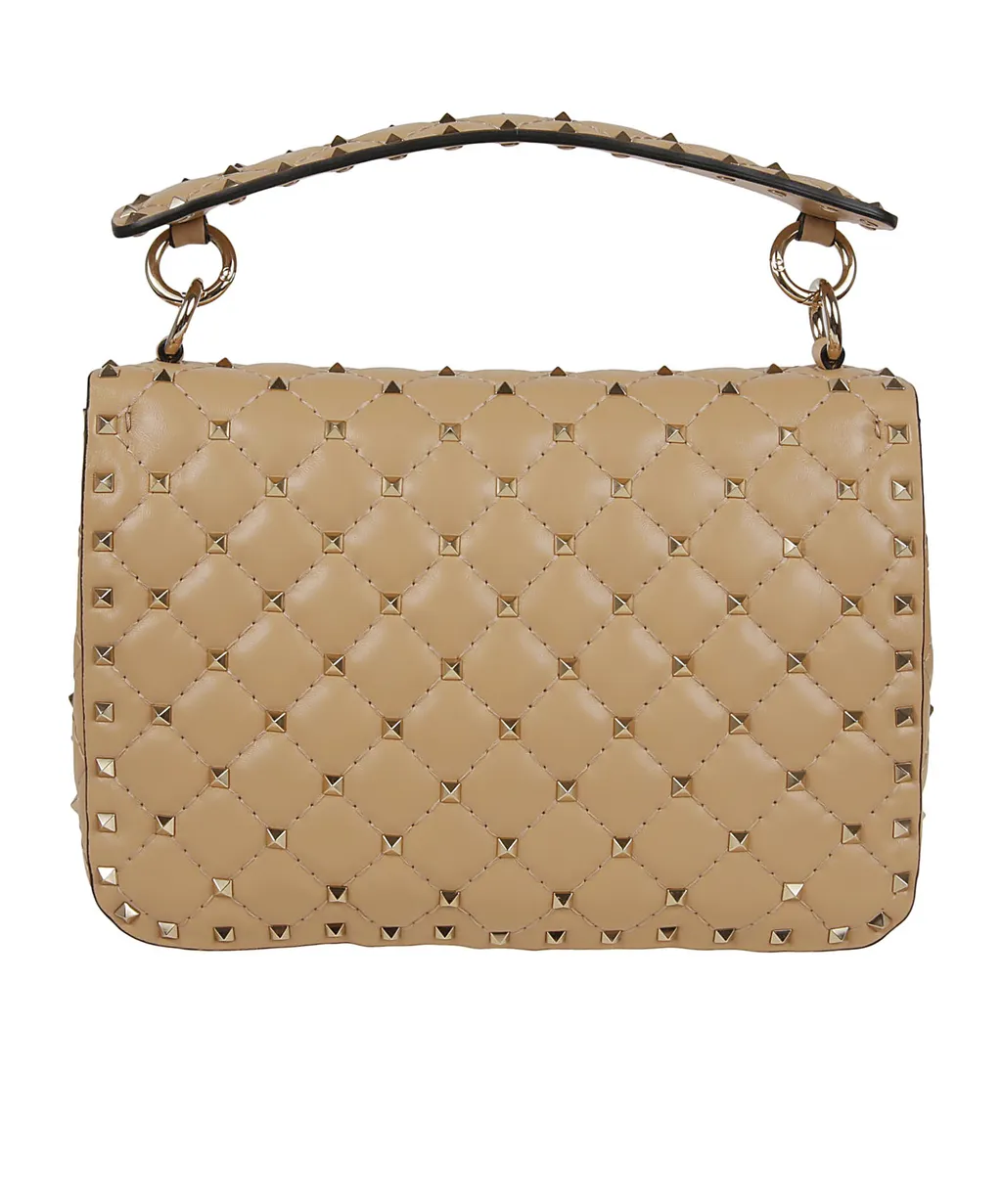 Valentino Garavani Rockstud Spike Foldover Top Shoulder Bag