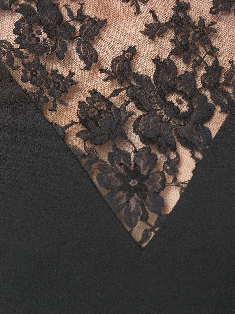 Mini Floral Lace Dress