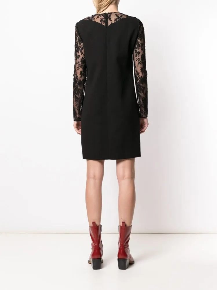 Mini Floral Lace Dress