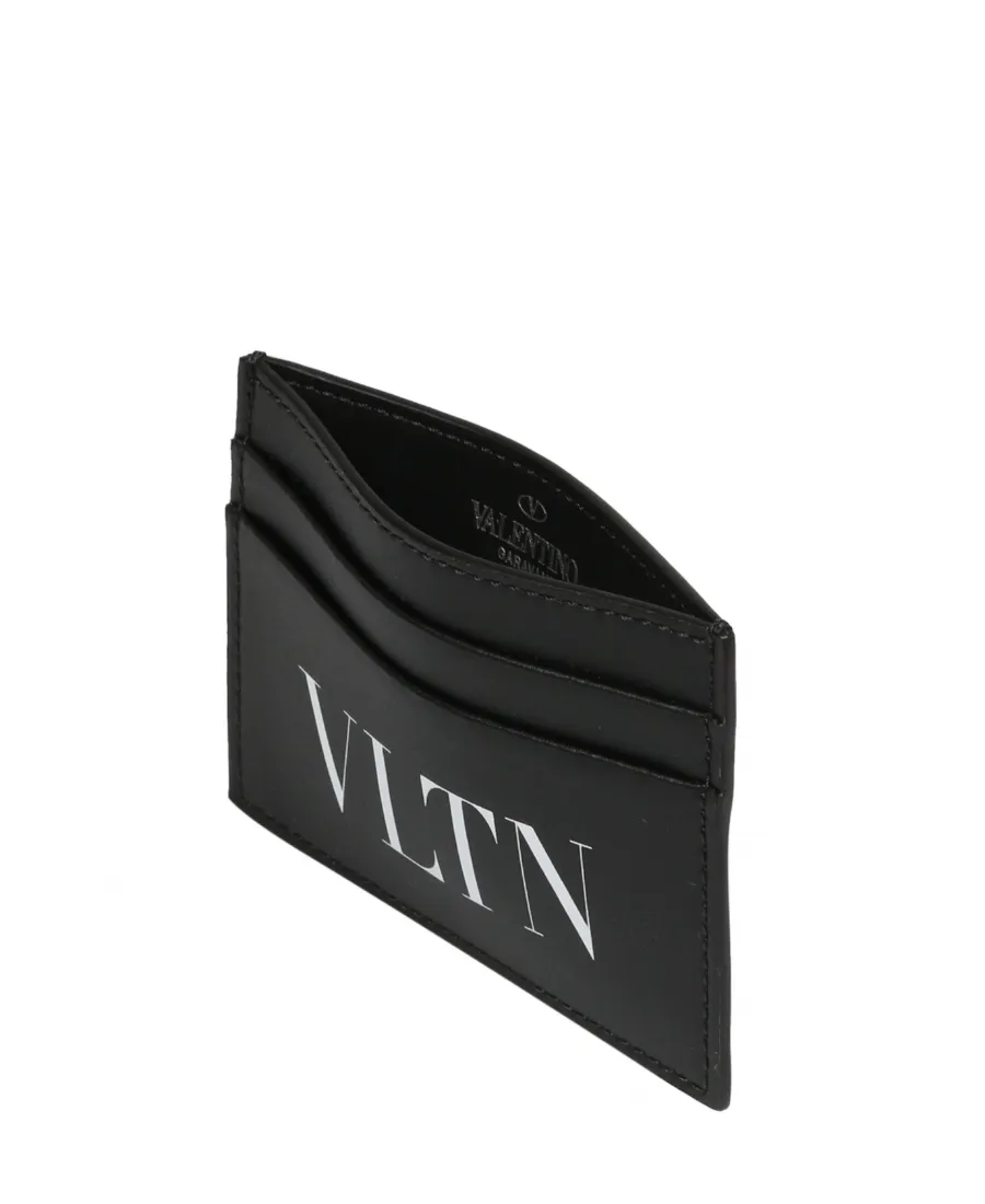 Valentino Logo Printed Card Holder