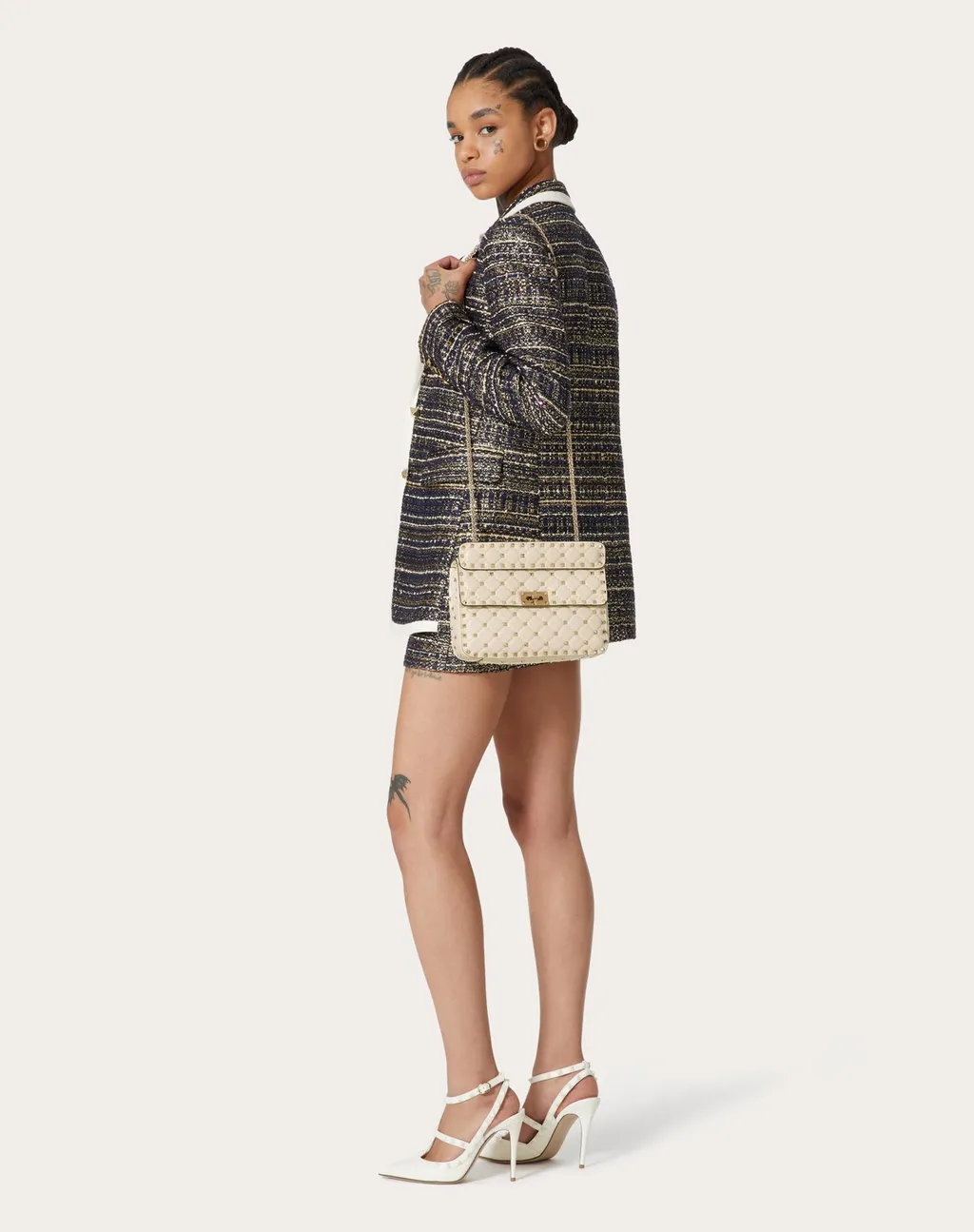 Valentino Garavani Rockstud Spike Medium Shoulder Bag