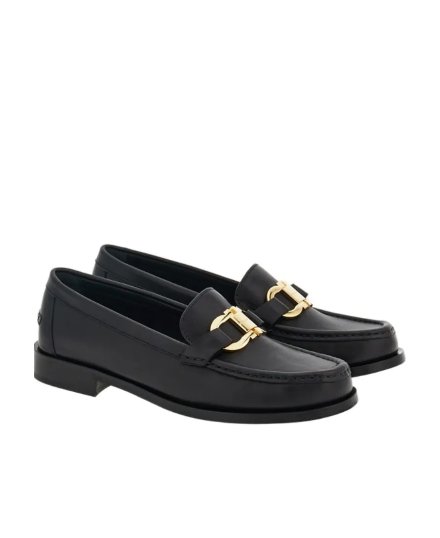 Gancini Buckle-Detailed Loafers