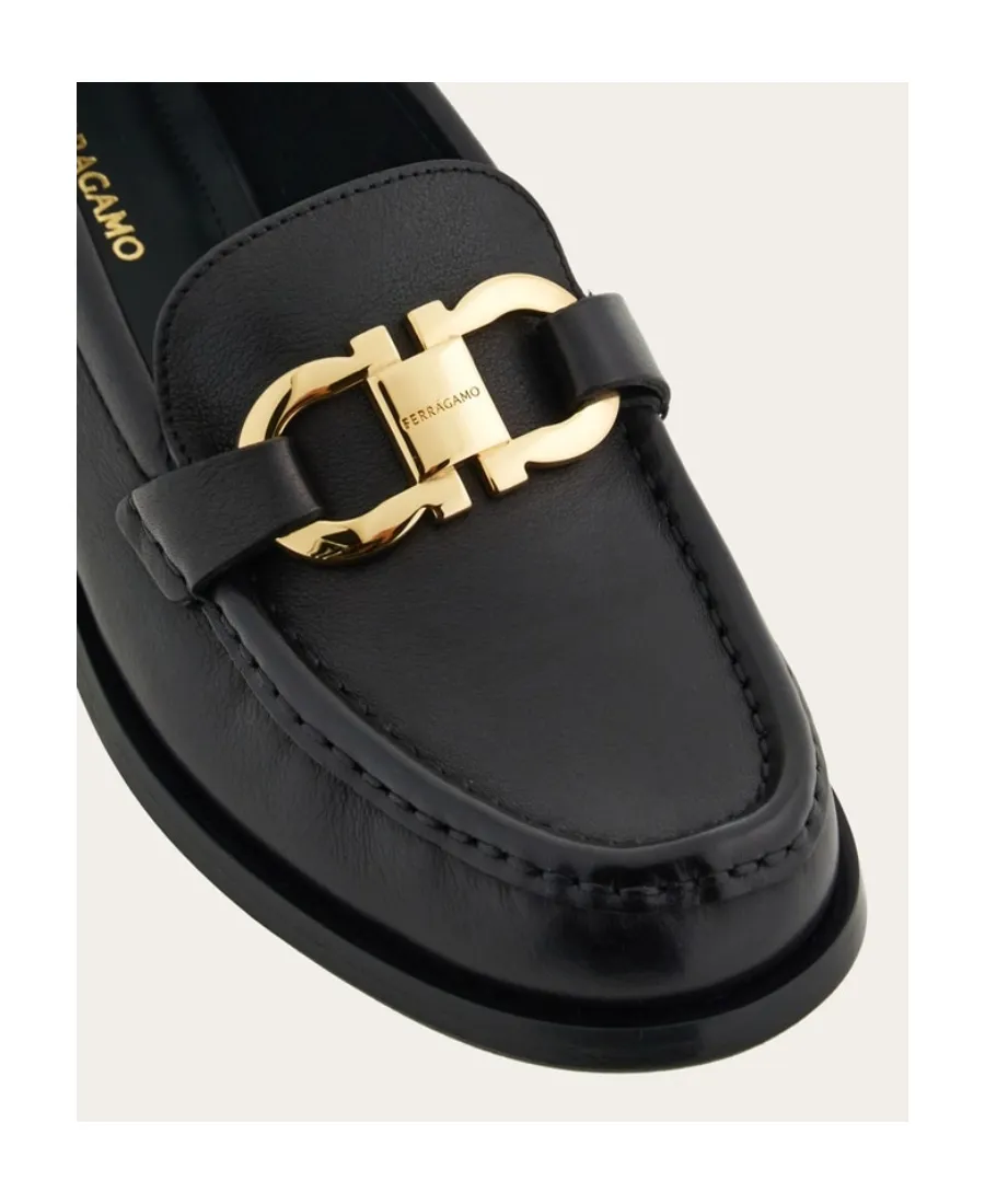 Gancini Buckle-Detailed Loafers