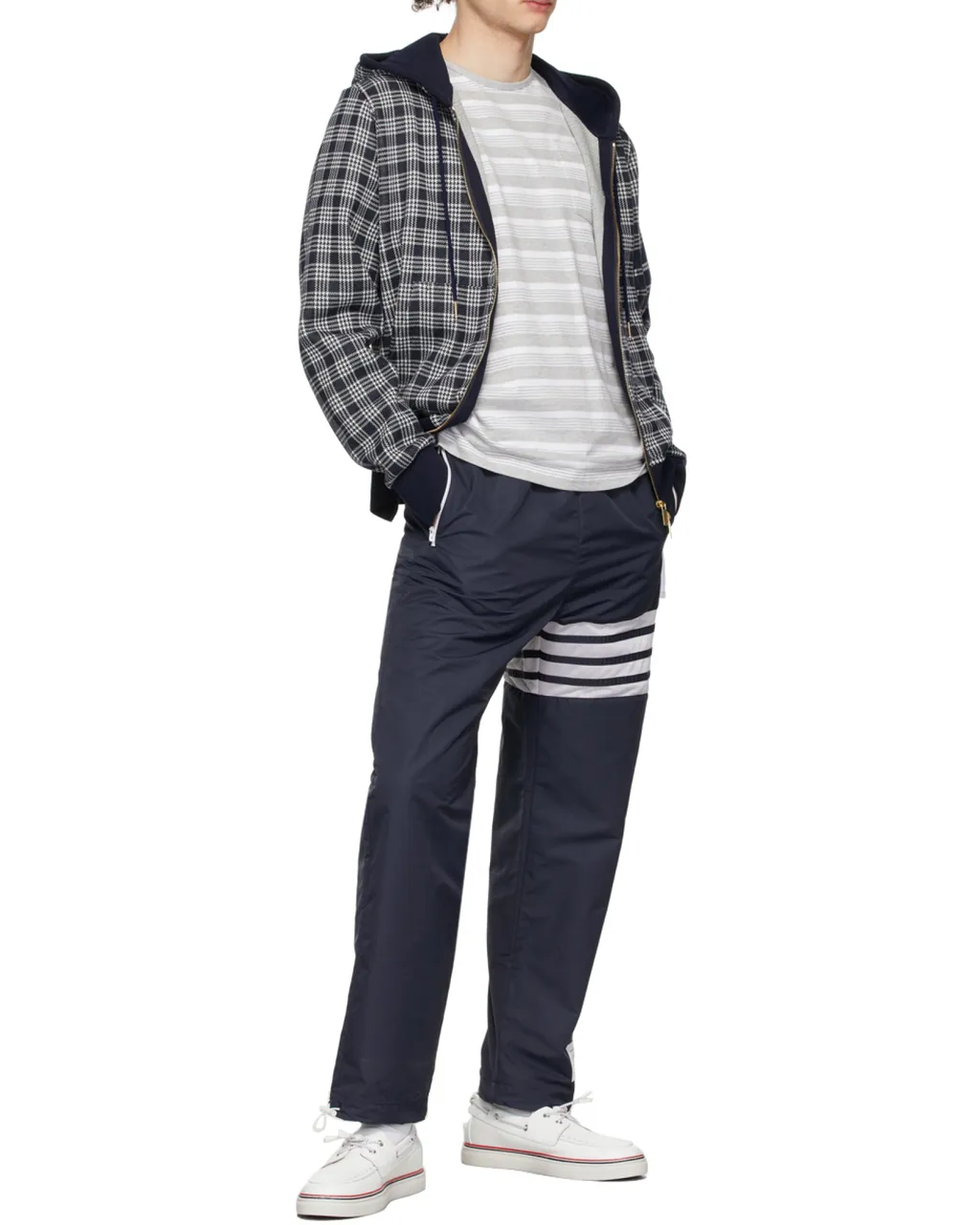 Thom Browne 4-Bar Drawstring Trousers
