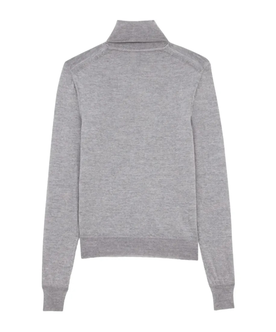 Saint Laurent Cassandre Turtleneck Long-Sleeved Jumper