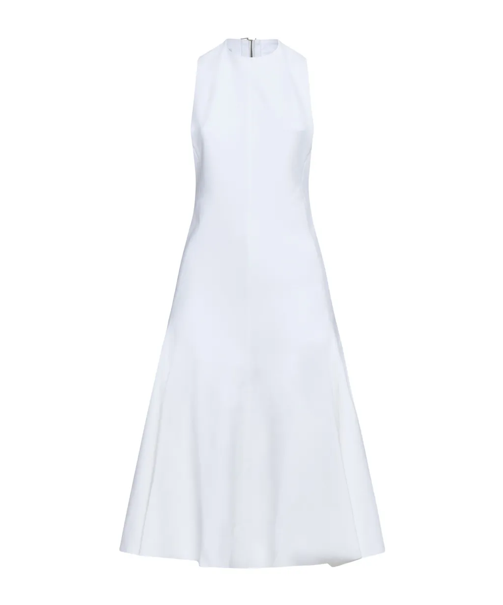 Jacquemus La Robe Favola Flared Halter Dress