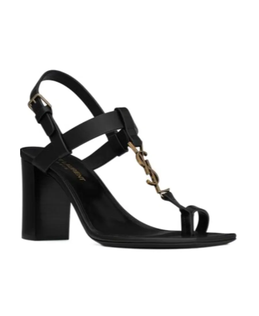 Saint Laurent Cassandra Monogram Sandals