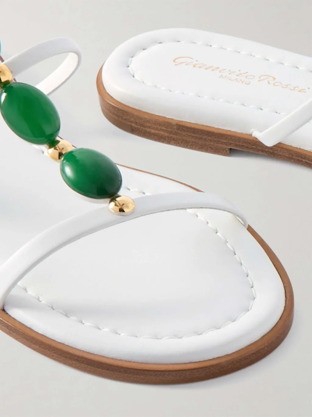 Open-Toed Flat Sandals