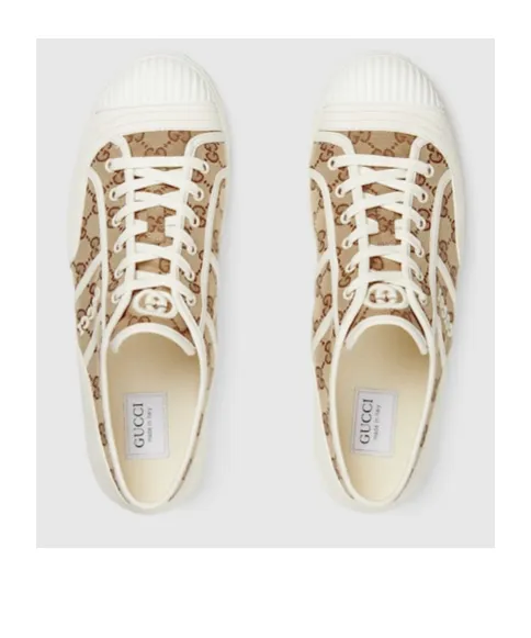 Gucci Monogrammed Low-Top Sneakers