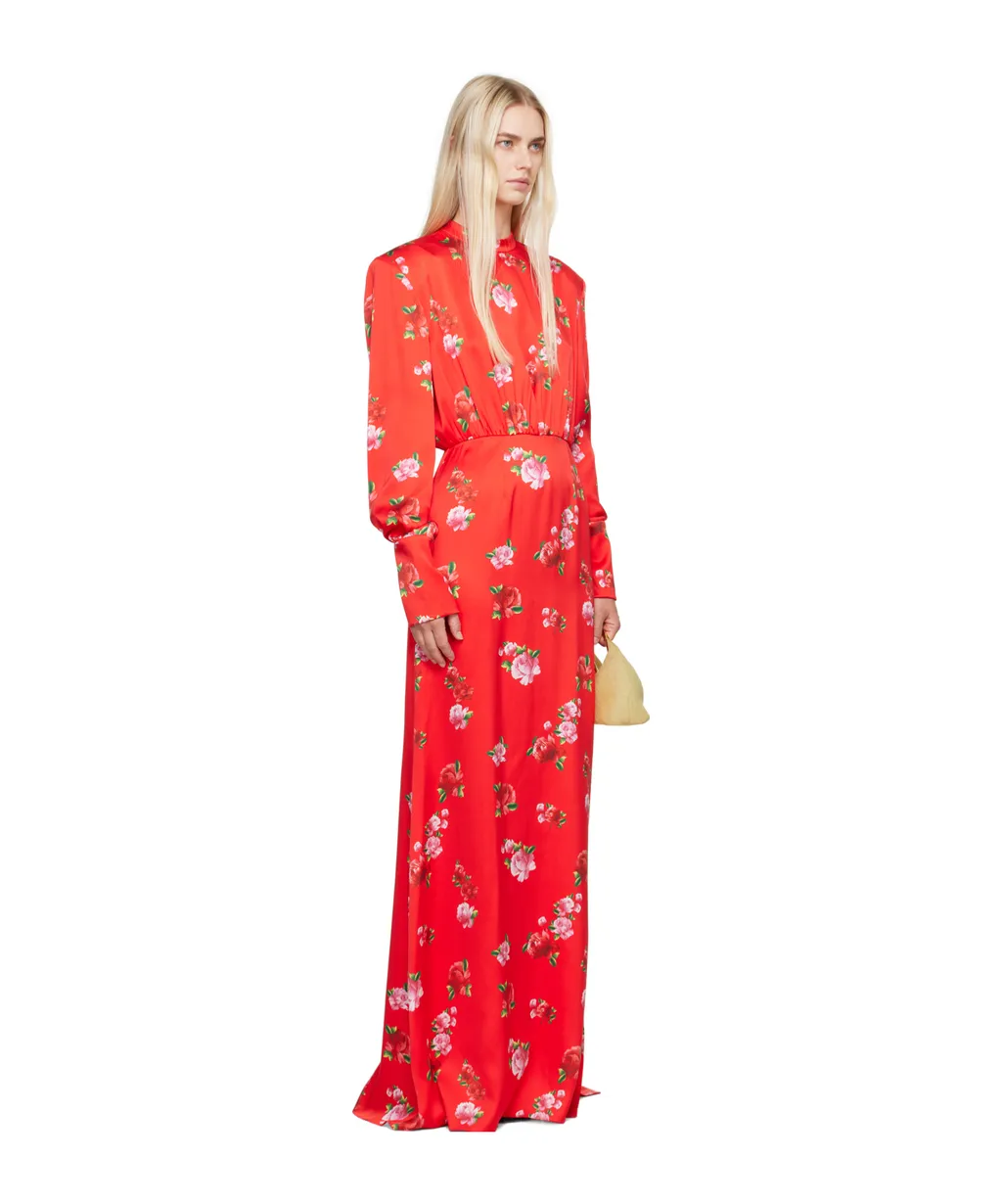 High-Necked Long Dress