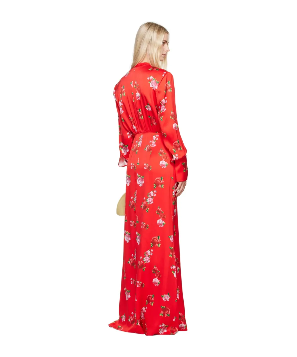 High-Necked Long Dress