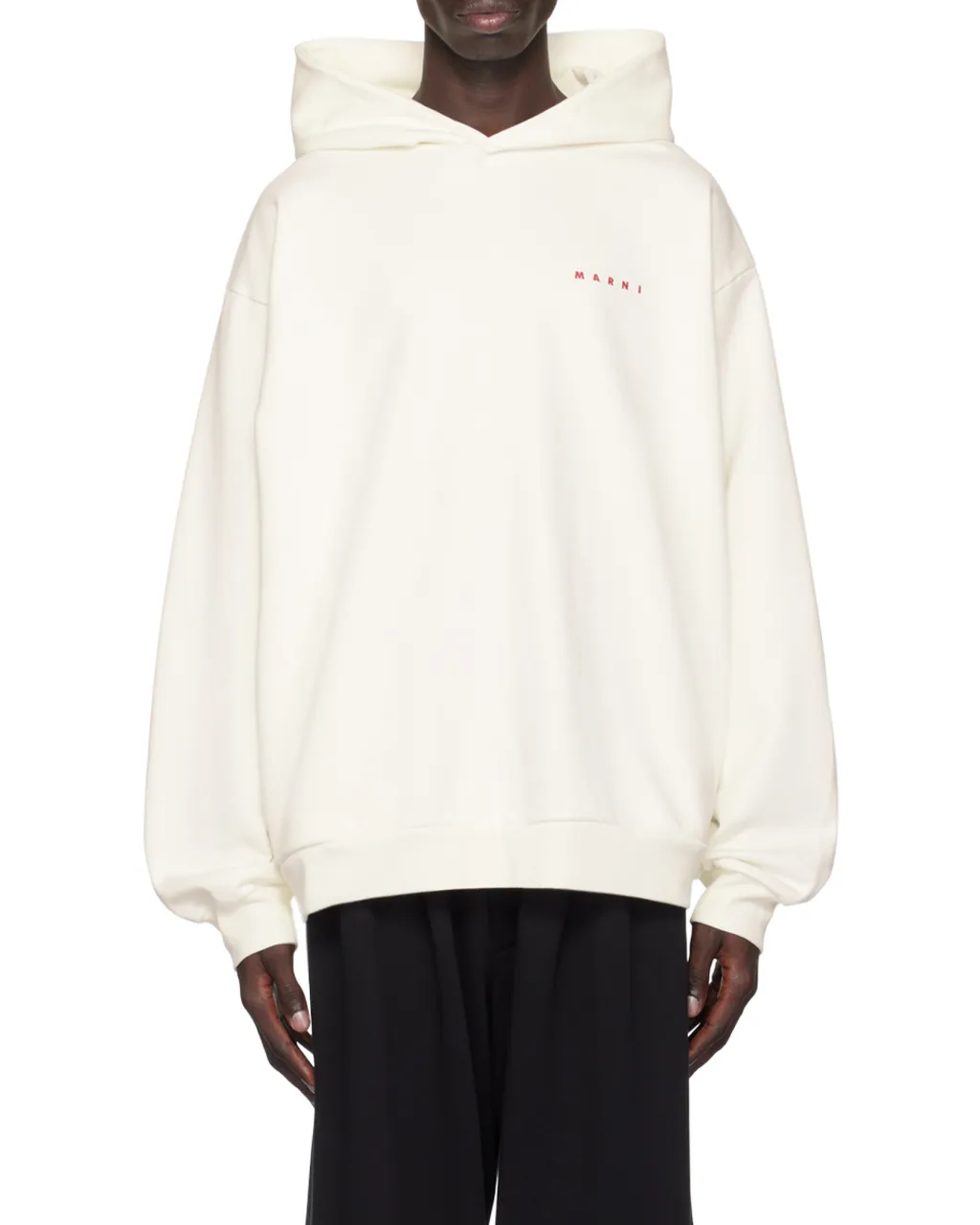 Marni Logo-Printed Long-Sleeved Hoodie