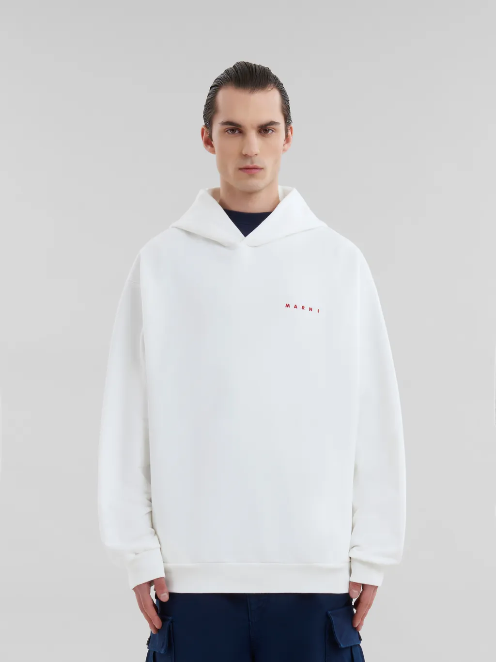Marni Logo-Printed Long-Sleeved Hoodie