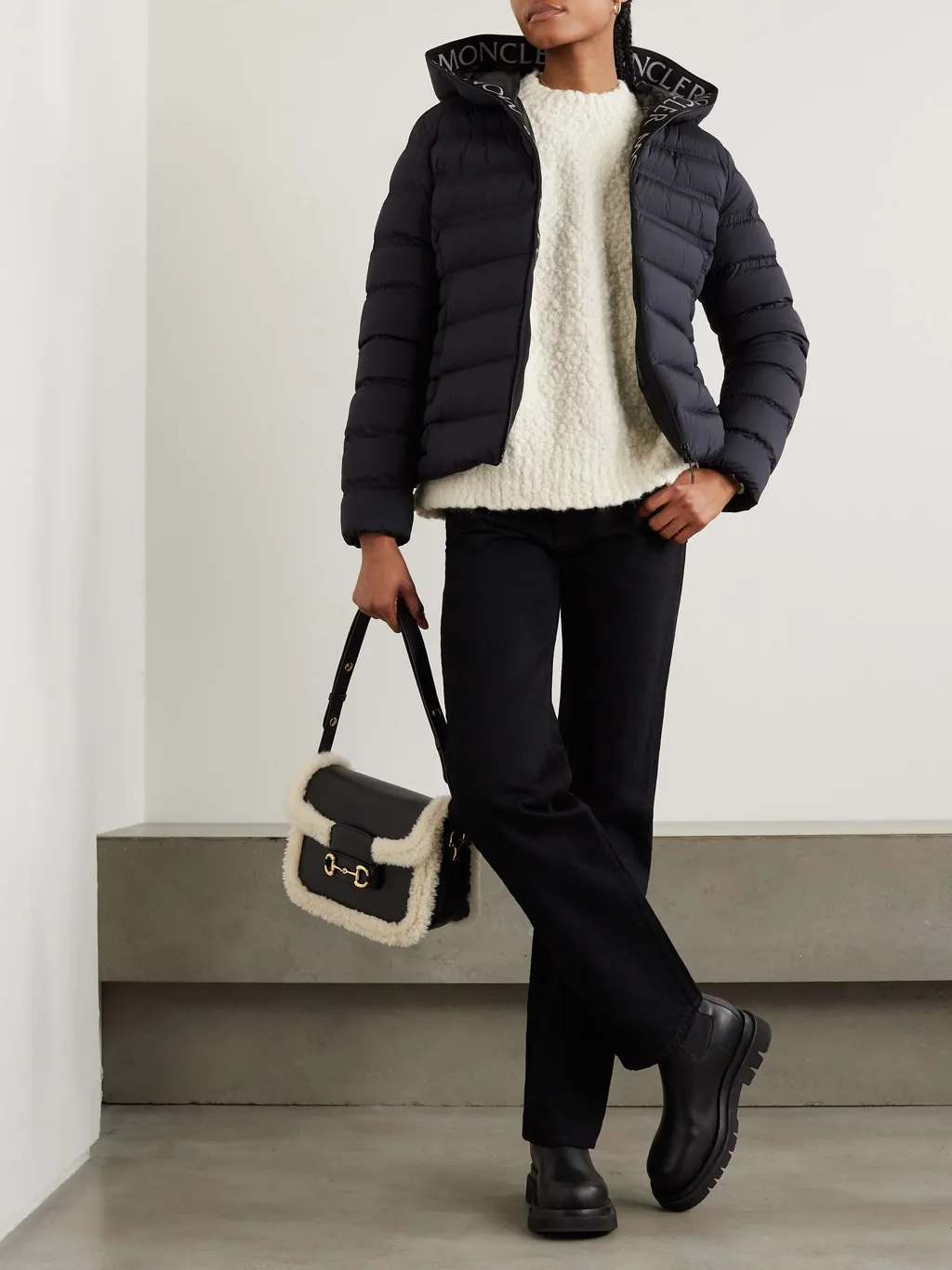 Long-Sleeved Down Jacket