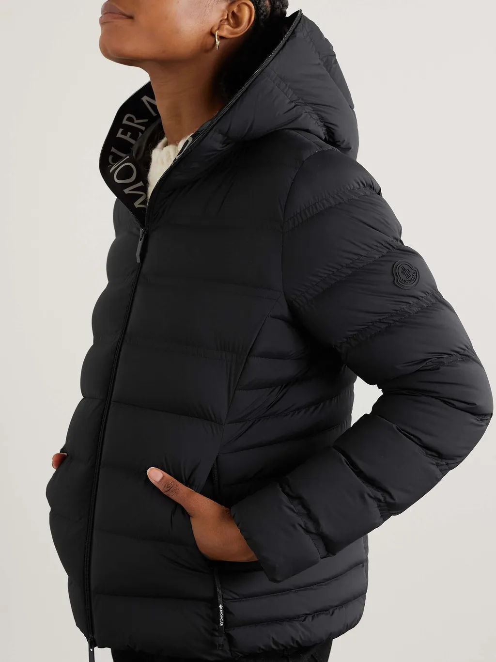 Long-Sleeved Down Jacket