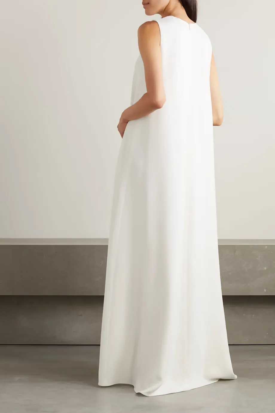 Eno Crepe Extra-Long Dress