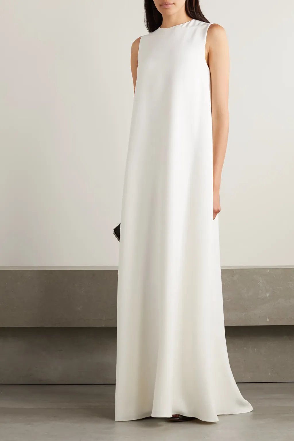 Eno Crepe Extra-Long Dress